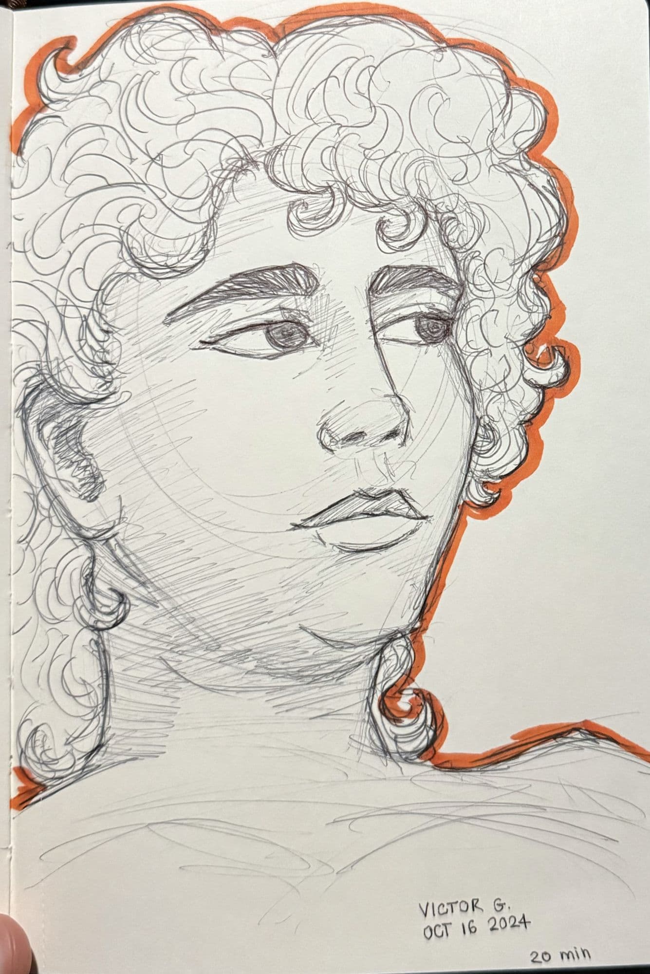 figure drawing class portrait