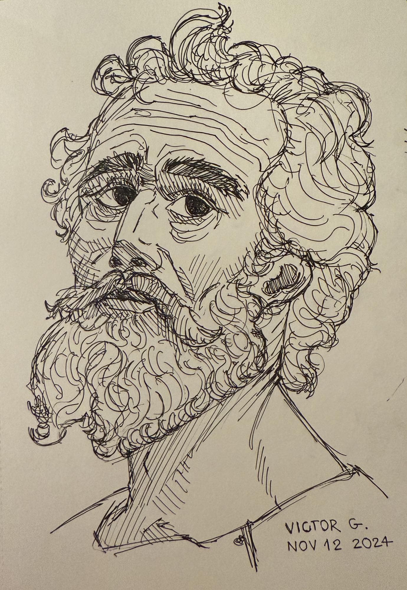 portrait of an old man